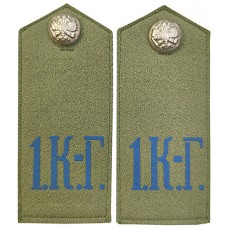Погоны походные Нижних чинов Казачих частей Русской Императорской армии с шифровкой, обр. 1914 г.